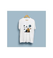 Oversize Astronomi / Gezegenler Tasarım unisex T-shirt