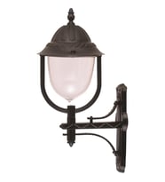 AVONNI BAP-68212-BSY Siyah Boyalı Dış Mekan Aydınlatma E27 ABS Polikarbon Cam 40x30cm