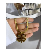 Çelik Kadın Kolye ÇELİK İSİMLİ YONCA KOLYE