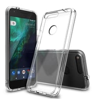 Ringke Fusion Pixel XL ile Uyumlu Kılıf Crystal Clear