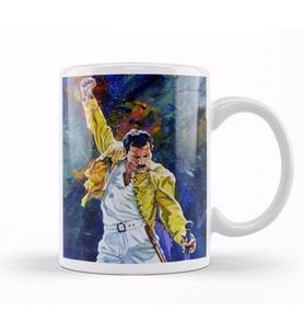 Freddie Mercury  0 Kupa Bardak Porselen