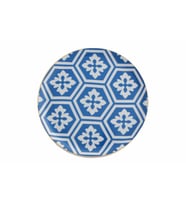 Porland Morocco Desen2 Mavi Düz Tabak 24 cm 04A+P021461