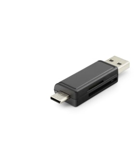 Card Reader Usb + Type-C Mıcro Sd Siyah HDX7026