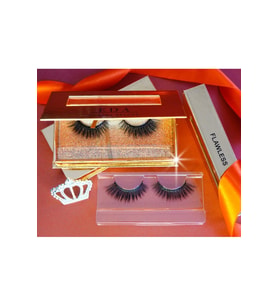 EDA LUXURY BEAUTY Vegan Mink 3d Takma Kirpik Hacimli Yoğun Uzun Çekik Cat Eye Göz Makyajı Faux False Eyelashes E54