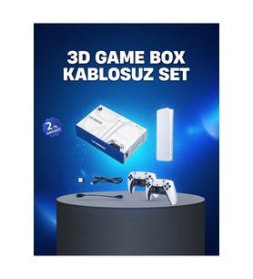 20.000 Yüklü Oyunlu Kablosuz Retro Oyun Konsolu 4K Destekli