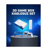 20.000 Yüklü Oyunlu Kablosuz Retro Oyun Konsolu 4K Destekli