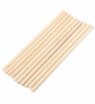 Del Rey AHŞAP  YUVARLAK ÇUBUK 8MM 10,0CM 15AD