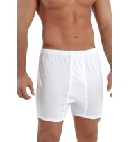 Sedef Yıldızı Erkek Arjantin Paçalı Boxer Külot 1006 - 12 Adet (Beyaz)