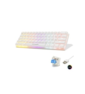 Mekanik Gaming Mini Klavye Blue Switch Rgb - Beyaz G508B