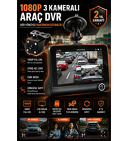 Gece Görüşlü Full HD Araç İçi Kamera Park Destekli