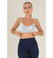 DoReMi Seamless İnce Askılı Kapsız Bralet (Beyaz)