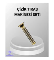 Mey İthalat® Şarjlı T Bıçaklı Saç ve Sakal Tıraş Makinesi – 3 Başlıklı, Güçlü Motorlu, 2 Saat Kullan