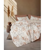 Cotton Box Çift Kişilik Modeline Nevresim Takımı Lamina Tarçın