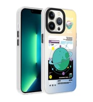 Apple iPhone 13 Pro Max Kılıf Desenli Zore Dragon Sert Kılıf Gezegen