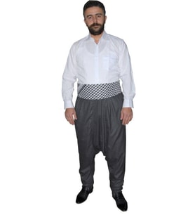 GRİ RENK,ADANA ŞALVARI ve PUŞİ SATINAL.