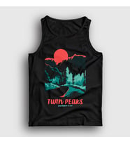 Presmono Unisex Siyah Welcome To Twin Peaks Atlet 494037tt