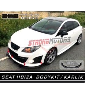 Seat İbiza Ön Tampon Eki Bodykit Karlık Lip