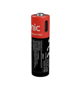 ASONIC PL400 AAA Şarjlı Pil 1.5Volt 400mAh/750mwh Type-C ile Kolay Şarj 2 li Paket (USB To Type-C K