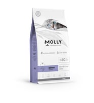 Molly Yavru Kedi Maması Somonlu 15 Kg (Beyaz)