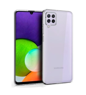 Samsung Galaxy A22 4G Lux Seri Kamera Korumalı Premium Şeffaf Silikon Kılıf