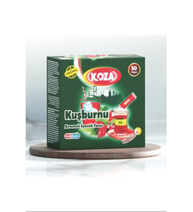 Koza Tek İçimlik Kuşburnu Aromalı Toz İçecek 50'li