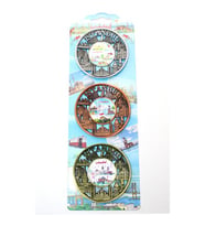 İstanbul Temalı Metal Magnet 3'lü Set Model 2