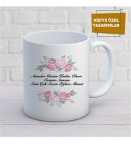 Kişiye Özel İsim Yazılabilir Anneler Günün Kutlu Olsun Canım Annem Seni Çok Seven Oğlun Kupa Bardak