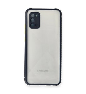 Samsung Galaxy A02s Kılıf Miami Şeffaf Silikon - Lacivert