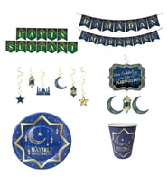 Ramazan Süsleri Set Hayırlı Ramazan 16 Kişilik Sofra ve Süsleme Seti-