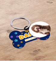 BK Gift Evcil Dostlara Özel İsimli 2’li Ahşap Pet Tasma Künyesi - Model 2-9