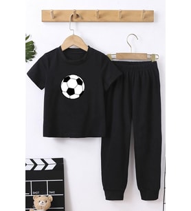 Çocuk Ball Alt - Üst Eşofman Takımı (Siyah)