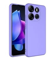 Coverzone Tecno Spark Go 2023 ?le Uyumlu K?l?f Z-Mara Lansman Vieri Tam Koruma Arka Kapak Kamera Koruma �?k?nt?l? P�r�zs�z Y�zey Lila