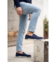 Luciano Bellini 26K-C27711 Formal Erkek Casual Ayakkabı Lacivert