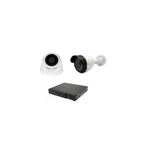 River World AHD Güvenlik Seti 1 İç 2 Dış Mekan Kameralı 1080P 2MP