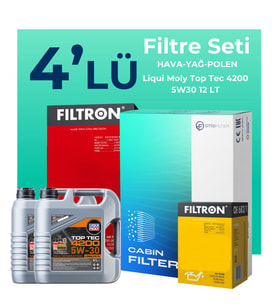 Filtron Mercedes Sprinter 415 Dizel Filtre Bakım Seti Liqui Moly Motor Yağlı (2009-2012) 4 Lü