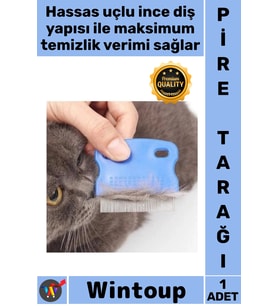 #Tarak İnce Dişli Ergonomik Evcil Hayvan Tüy Bakım Koruyucu Etkili Pratik Kedi Köpek Pire Tarağı