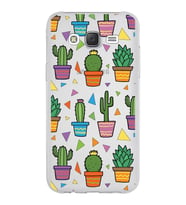 PrintiFy Samsung Galaxy J5 ile Uyumlu 1mm Slim Fit Water Color 4 Baskılı Şeffaf  Kılıf