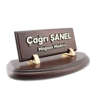 Aslan Figürlü Gümüş Masa İsimliği, yatan aslan isimlik (Koyu Kırmızı)