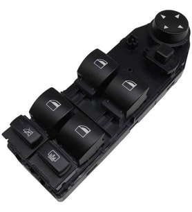 BMW E60 SOL DÖRTLÜ CAM DÜĞMESİ ANAHTARI PERDELİ 2003--2008