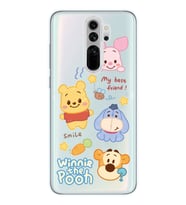 Xiaomi Redmi Note 8 PRO Uyumlu Winnie The Pooh Tasarımlı Şeffaf Telefon Kılıfı