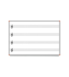 Müzik Çizgili Yazı Tahtası 120x200cm