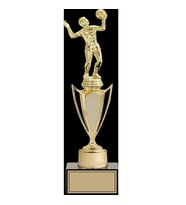ODAK KUPA - Figürlü Kupalar - Voleybol Kadın Figürlü Kupalar FG-040 C - 34 cm