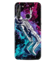 Casper Via X20 Kılıf Silikon Desen Astronot Signs 1753