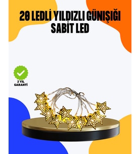 Yıldız Led Işık 5 Metre Dekoratif Aydınlatma Günışığı (Kopya)