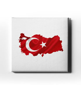 Türk Bayrağı Kanvas Tablo ABK101