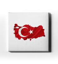 Türk Bayrağı Kanvas Tablo ABK101