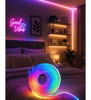 USB Girişli RGB Neon Şerit Led TV Oda Masa Dekor Işığı