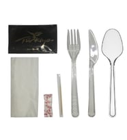 ŞeyliŞeyler Plastik Bıçak Kaşık Çatal 7'li Lüks Set 50 Paket