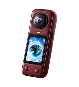 X5 Pro 360 Derece Aksiyon Kamera 4K Çift Lensli 2 x 200° Geniş Açı IPS Ekranlı Panoramik