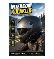 BT22 Intercom Kask Kulaklığı 5.0 Bluetooth Motosiklet Kulaklığı